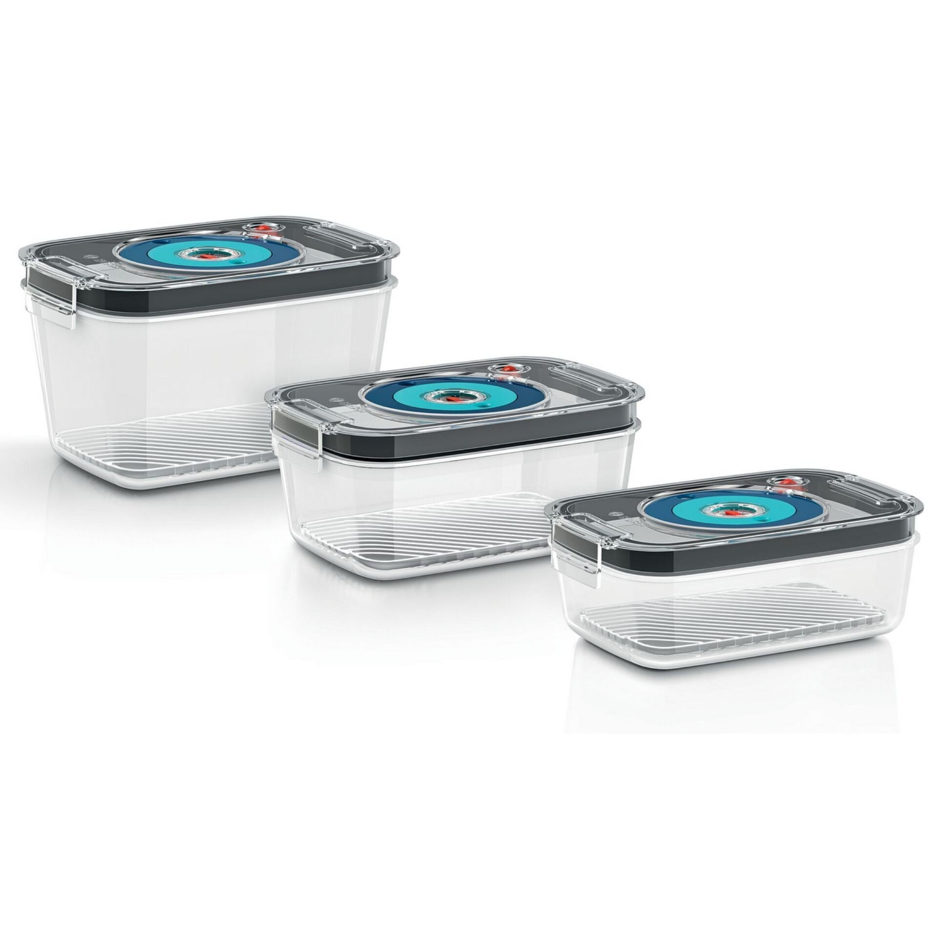 Bosch MSZV0FC3 food storage container Rectangular Set 1.7 L Grey