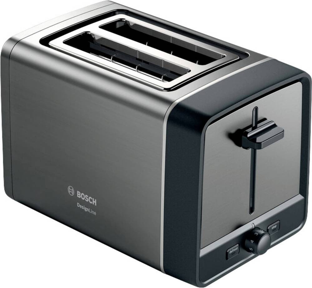 Bosch TAT5P425DE toaster 2 slice(s) 970 W Anthracite, Black