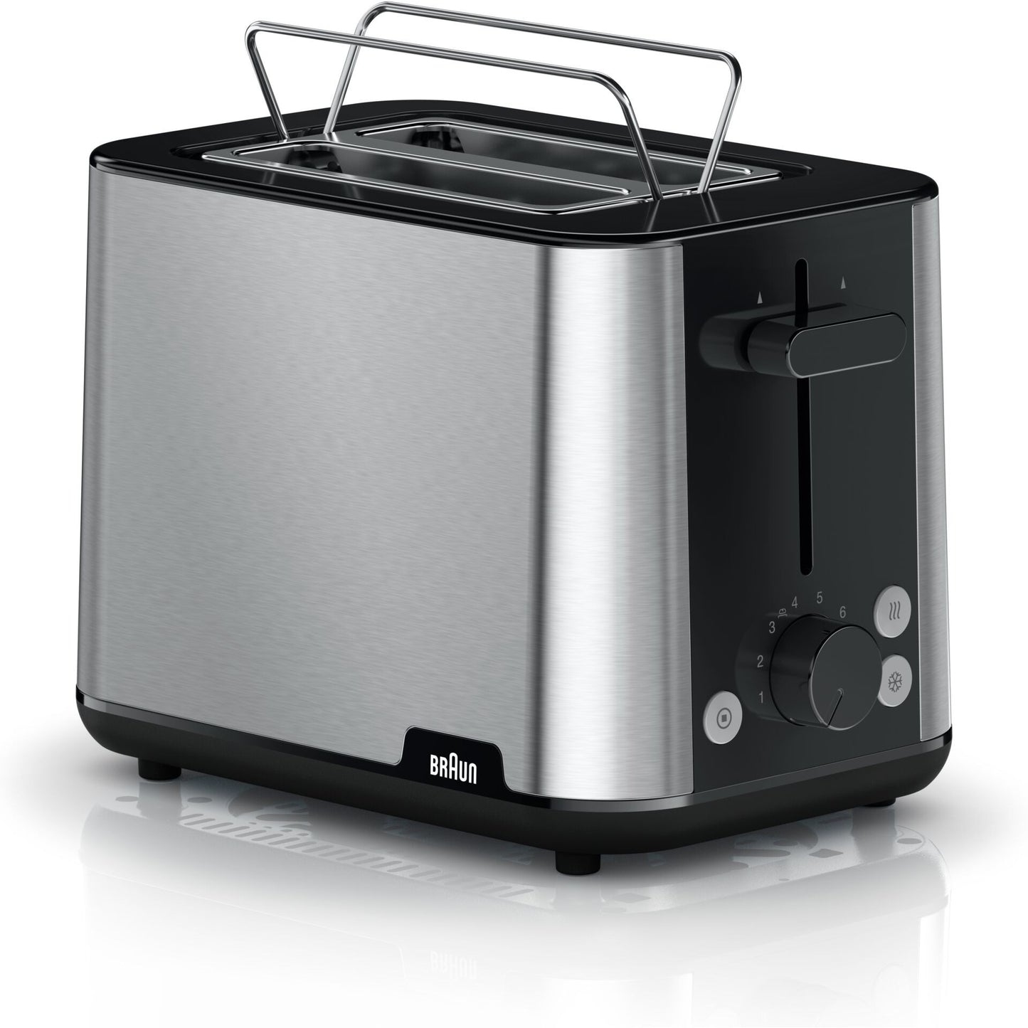 Braun HT101BI-HT1510BK 8 2 slice(s) 900 W Black, Stainless steel -