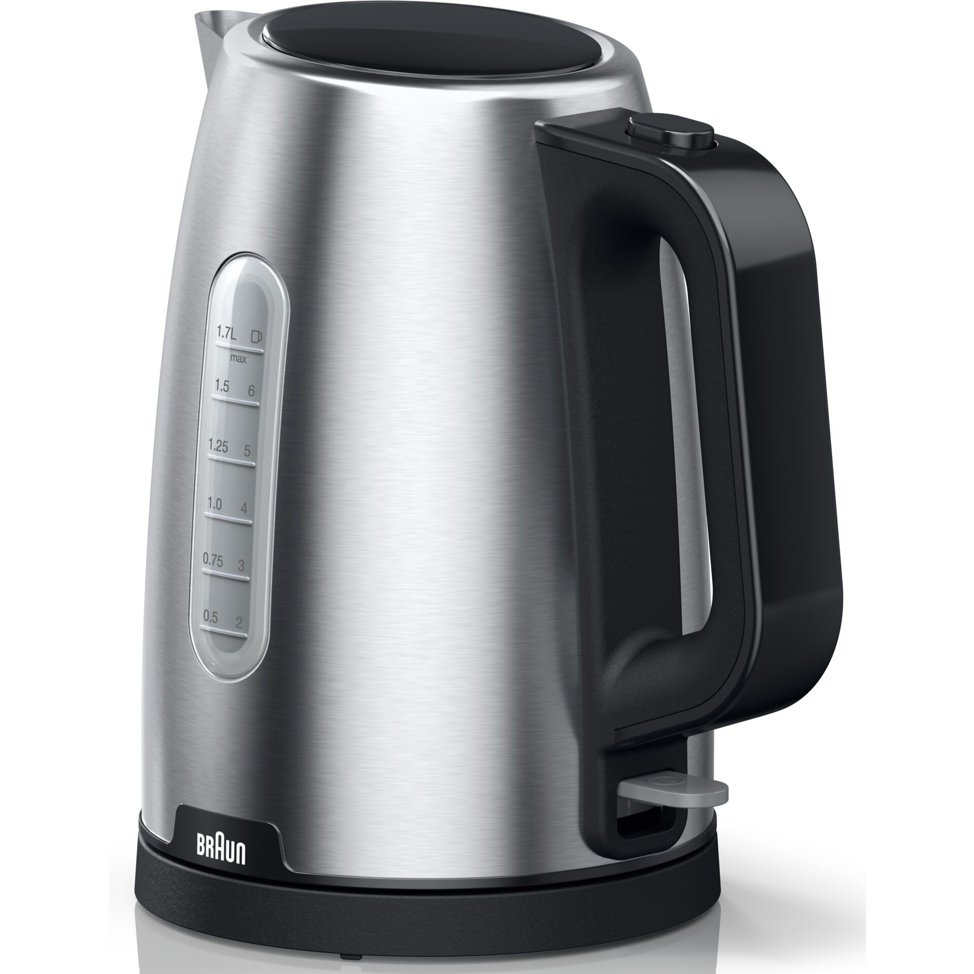 Braun PurShine WK102AI-WK1500BK electric kettle 1.7 L 2200 W Black,