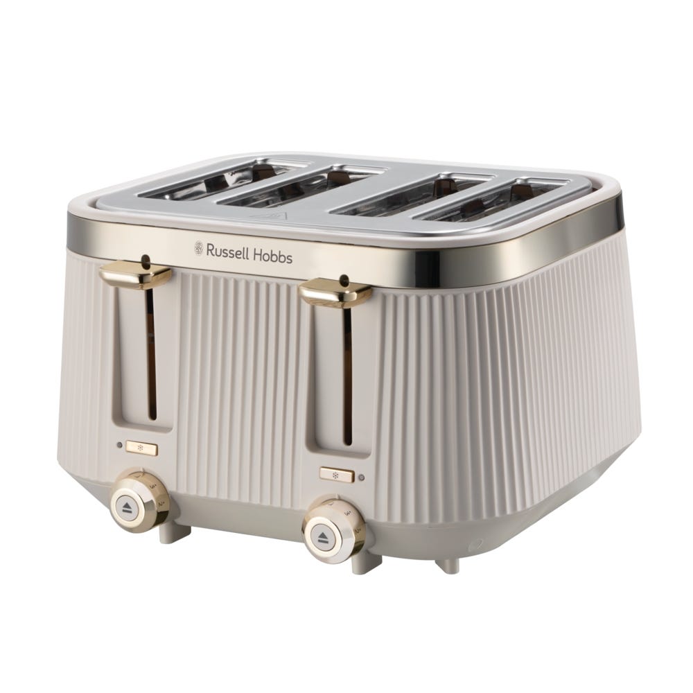 Russell Hobbs 26771 Bronte 4 Slice Toaster Stone