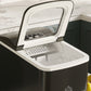 HOMCOM 12kg Countertop Ice Cube Machine, with Scoop - Black