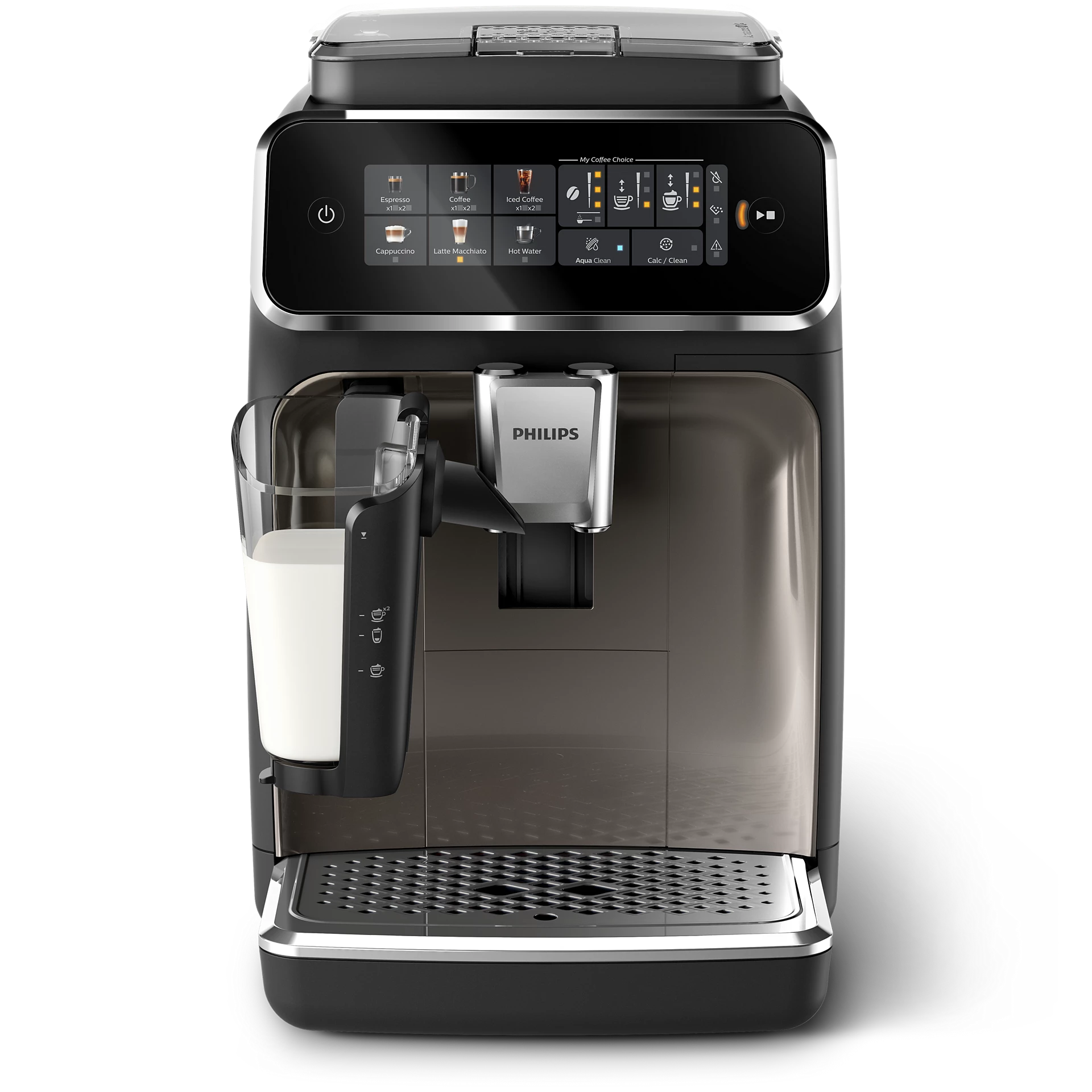 Philips EP3347/90 LatteGo milk carafe system — 2-part dishwasher-safe frother for cappuccino and latte macchiato