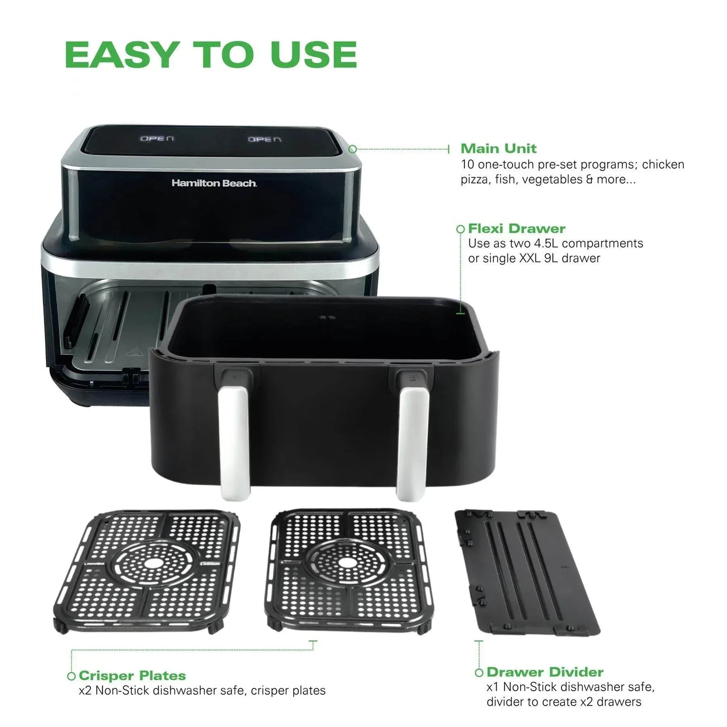 Hamilton Beach VisionCook 9L - Divider Zones