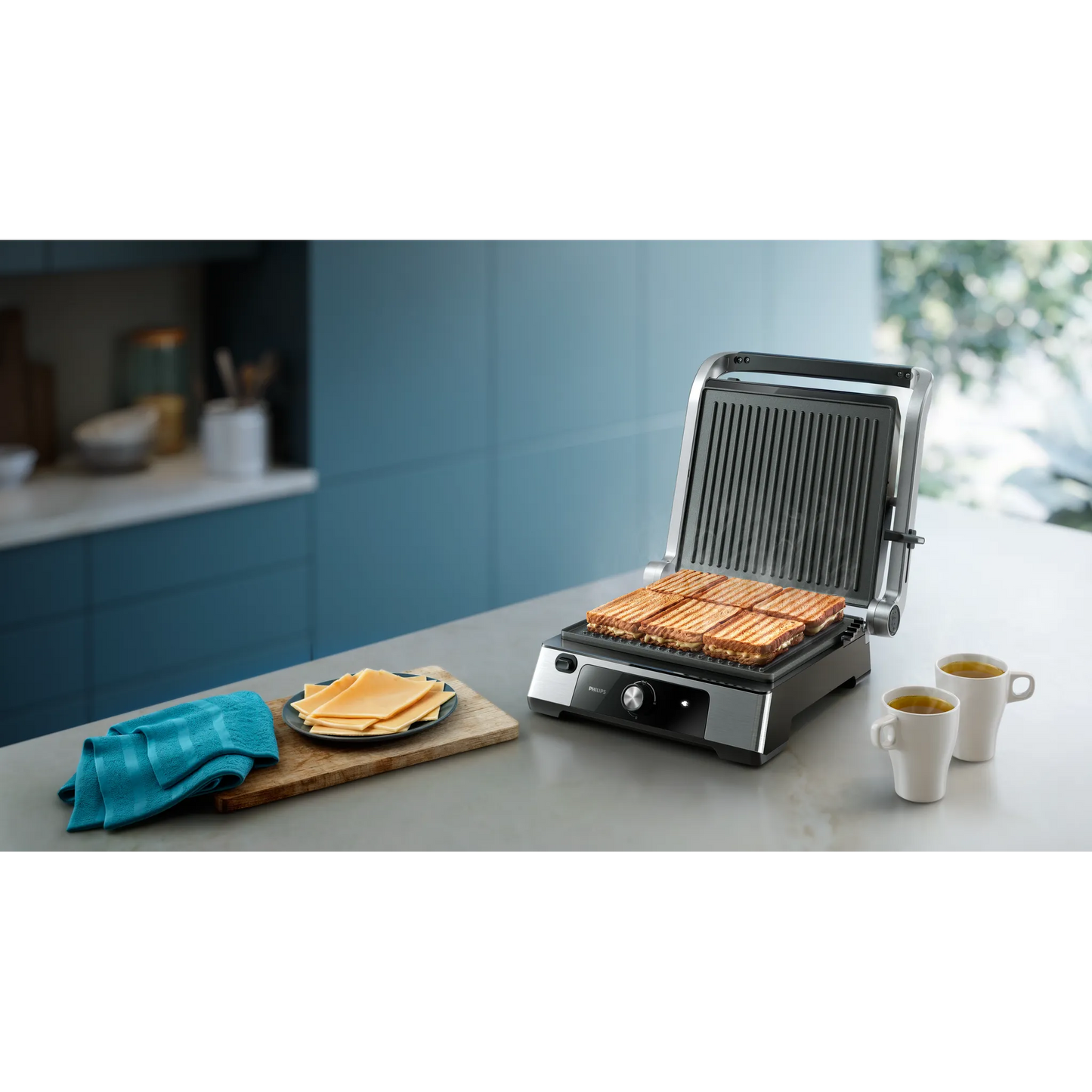 Philips 5000 Series HD6301/90 Kontaktgrill Silver