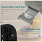 HOMCOM 4 Slice Toaster with 7 Browning Levels, Bread Toaster with Removable Crumb Tray, Grey