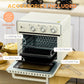 HOMCOM 20L 90-230°C Mini Electric Oven - Cream