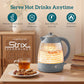 HOMCOM Kettle and Toaster Set, 1.7L 3000W Rapid Kettle with Strix Thermostat, 4 Slice Toaster with 7 Browning Controls, Grey