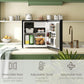 HOMCOM 46 Litre Lockable Countertop Fridge - Black