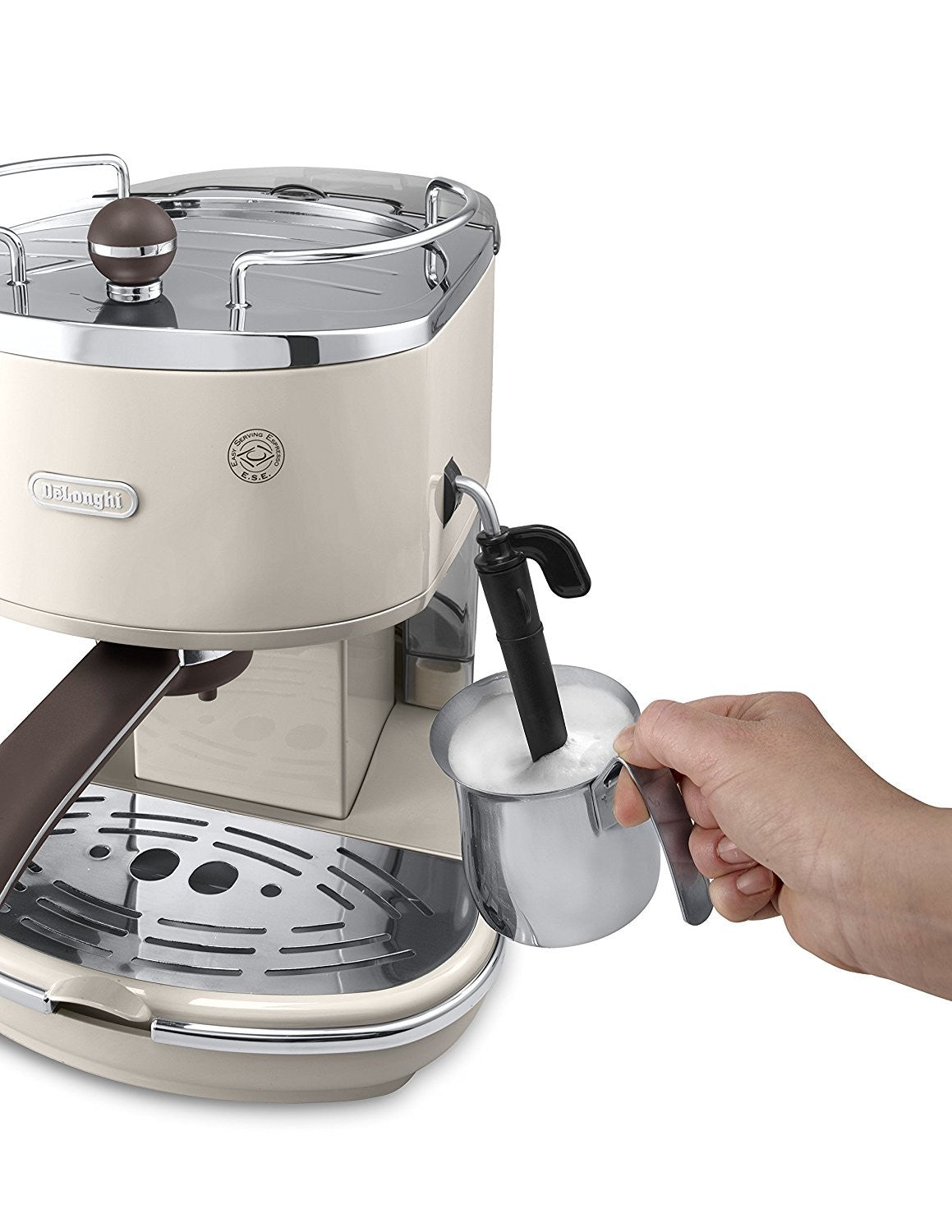 DeLonghi ECOV 311.BG Icona Vintage espresso coffee machine Creme