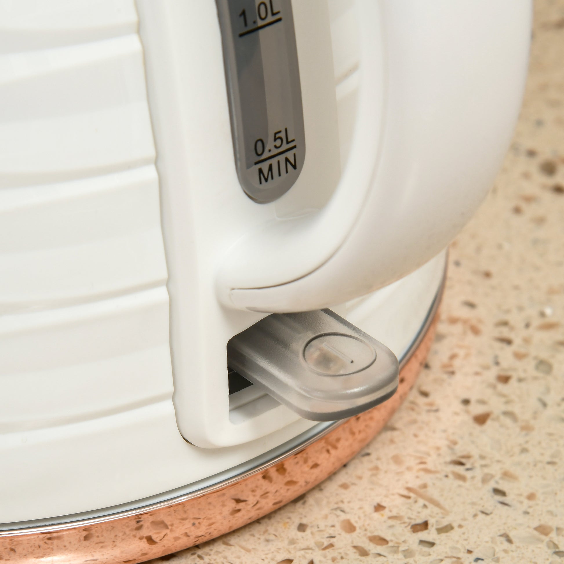 HOMCOM Kettle and Toaster Sets, 3000W 1.7L Rapid Boil Kettle & 4 Slice Toaster with 7 Browning Controls, Defrost, Reheat and Crumb Tray, UK Otter thermostat, Cream White