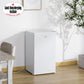 HOMCOM 91L Small Fridge with Chiller Box Under Counter Fridge with Reversible Door, Good Housekeeping Institute Approved, White