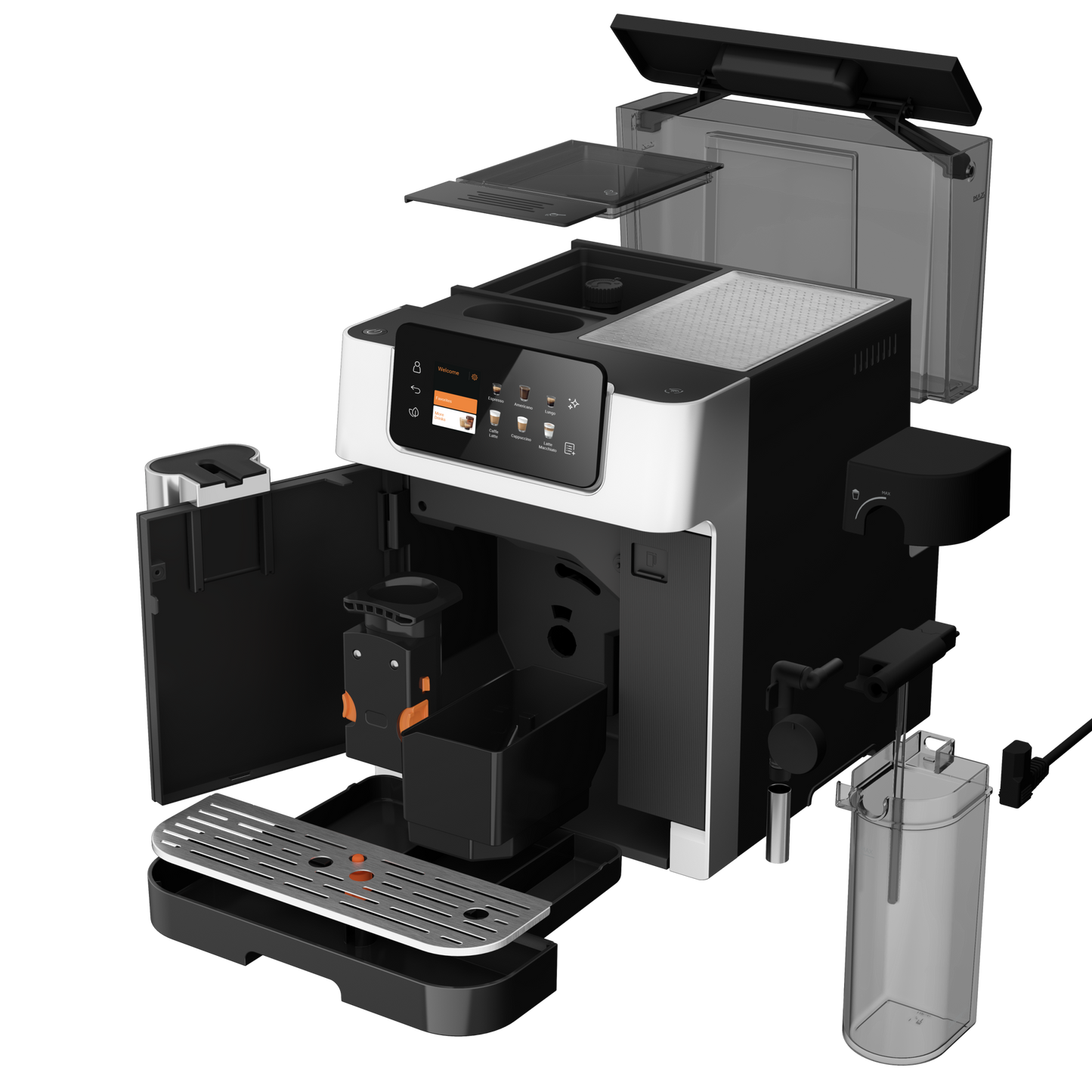 Beko CEG7348X - 13-setting conical burr grinder and 250g bean hopper