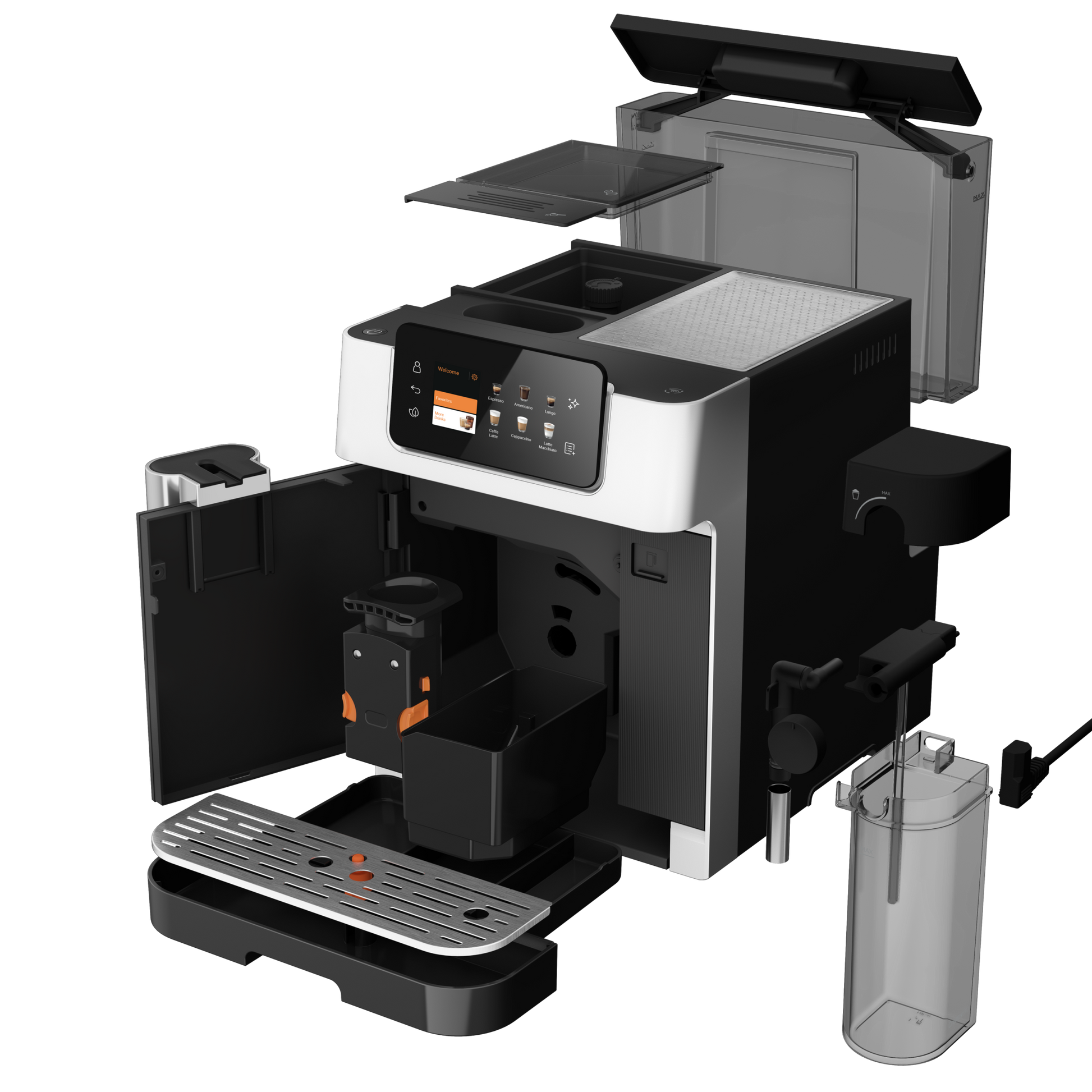 Beko CEG7348X - 13-setting conical burr grinder and 250g bean hopper