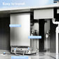 HOMCOM Commercial Ice Maker Machine, 45kg/24H Stainless Steel Under Counter or Freestanding Ice Machine, Silver