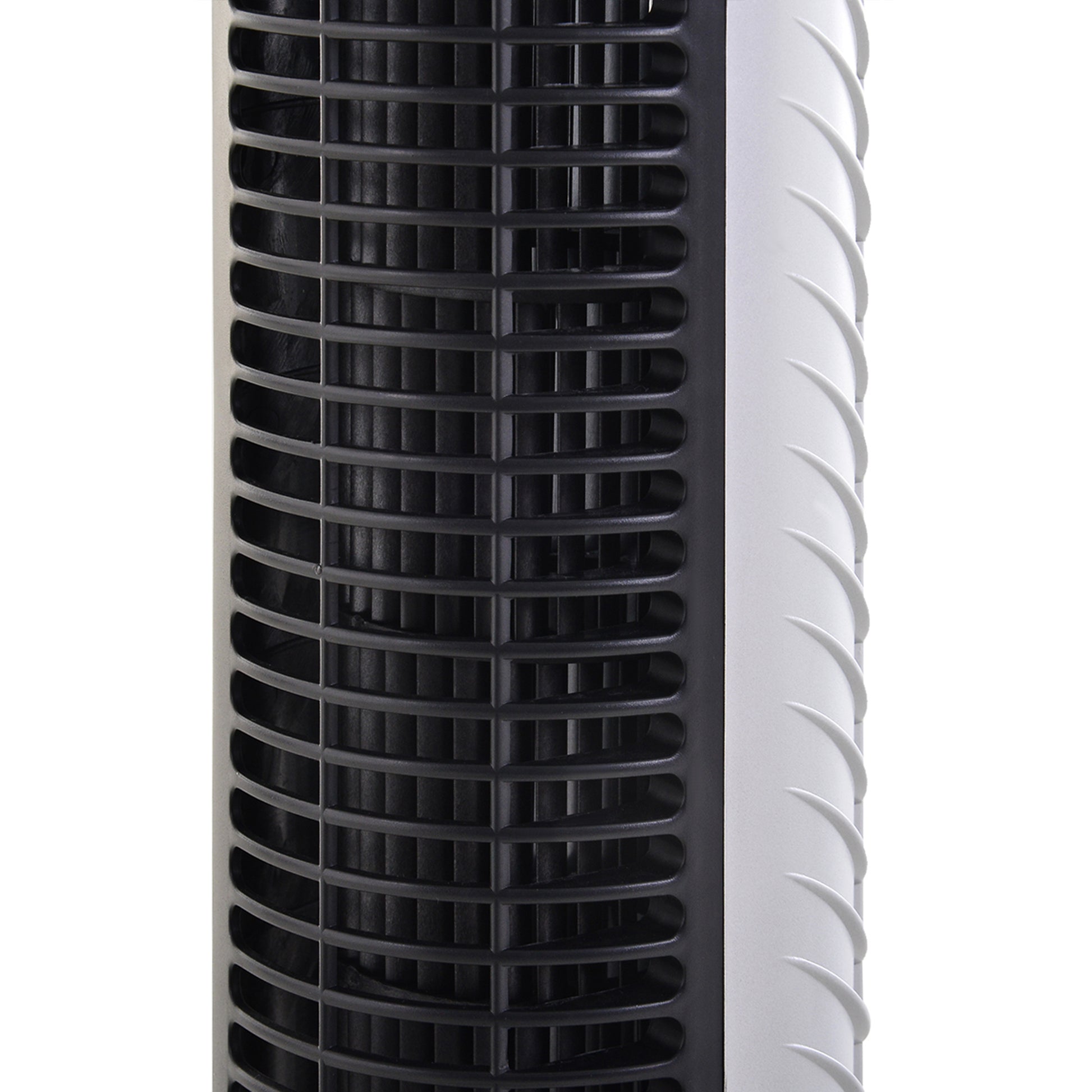 HOMCOM 31 Inch Bladeless Oscillating Tower Fan with 70° Oscillation, Remote Control, 7.5H Timer, 3 Speed 3 Modes, Electric Floor Standing Cooling Fan for Home Bedroom Office, Silver