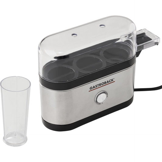 Gastroback Design Mini 3 egg(s) 350 W Black, Stainless steel -