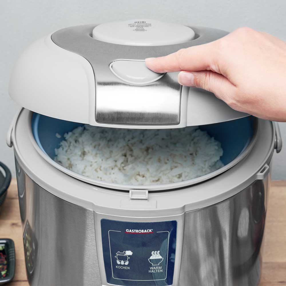 Gastroback 62518 Design Rice Cooker Pro – lid open