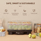 HOMCOM 40-70℃ Six-Tray Food Dehydrator - Black