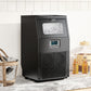 HOMCOM Commercial Ice Maker with 4kg Ice Storage - Black