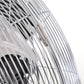 HOMCOM 18" Chrome Metal Floor Fan with Tilting, High Velocity, 3 Speed, Portable Gym Fan for Home Office, Silver