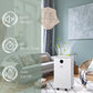 HOMCOM 10L/Day Dehumidifier with WiFi Smart App Control, 2.5L Water Tank, Digital Display, Sleep Mode, 24H Timer, Laundry Clothes Drying, for Home and Large Room Basement