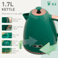 HOMCOM Kettle and Toaster Set, 1.7L 3000W Fast Boil Jug Kettle with Auto Shut Off, 4 Slice Toaster with 7 Level Browning Controls & Crumb Tray, UK Otter Thermostat, Green