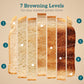 HOMCOM Modern Kettle and Toaster Set - Black