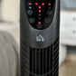 HOMCOM 31 Inch Bladeless Oscillating Tower Fan with 70° Oscillation, Remote Control, 7.5H Timer, 3 Speed 3 Modes, Electric Floor Standing Cooling Fan for Home Bedroom Office, Black