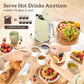 HOMCOM Retro 3000W Kettle and Toaster Set - Cream