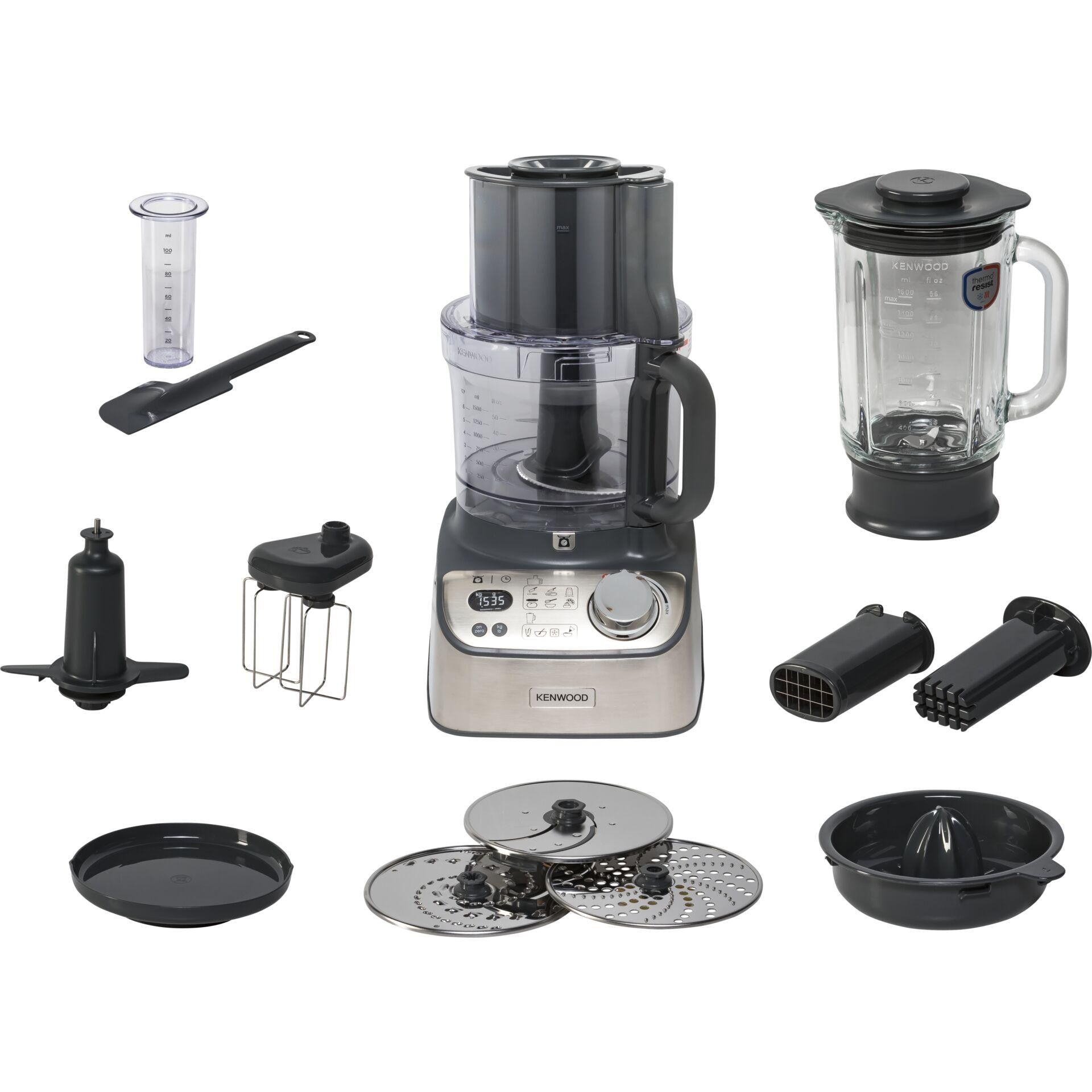 Kenwood FDM72.990SS food processor 3 L Stainless steel Built-in