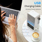 HOMCOM Portable Air Conditioner, 4-in-1 Mini Air Cooler with 3 Wind Speed, 2 Mist Mode, 7 Colour RGB Light, Black and White