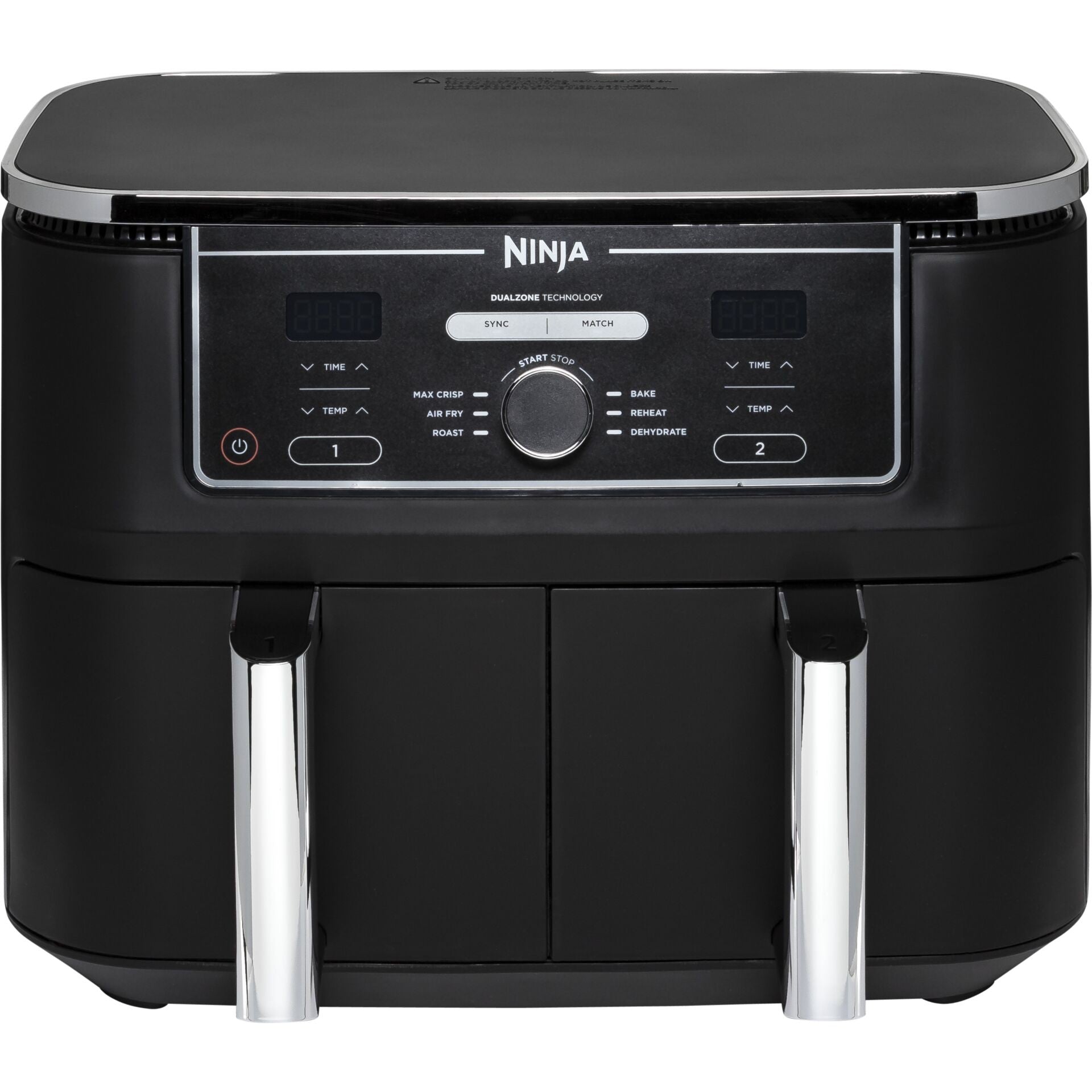 Ninja AF400UK Foodi MAX Dual Zone Digital Air Fryer, 2 Drawers, 9.5L
