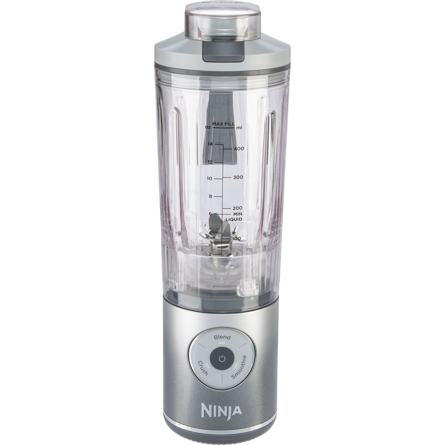 Ninja BC251EUSL 0.57 L Portable blender Silver, Transparent