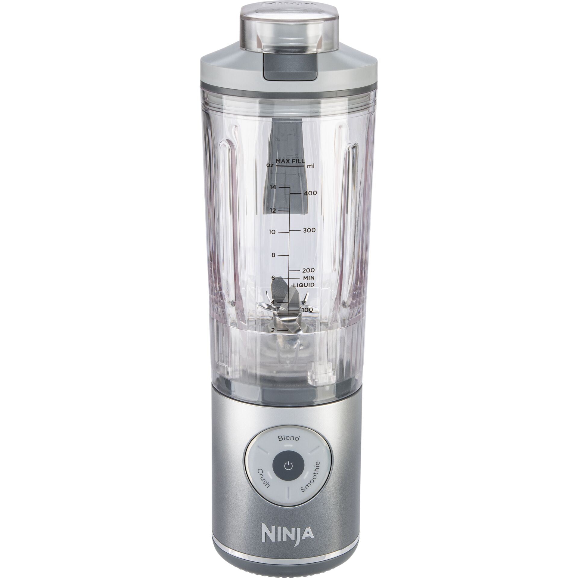 Ninja BC251EUSL 0.57 L Portable blender Silver, Transparent