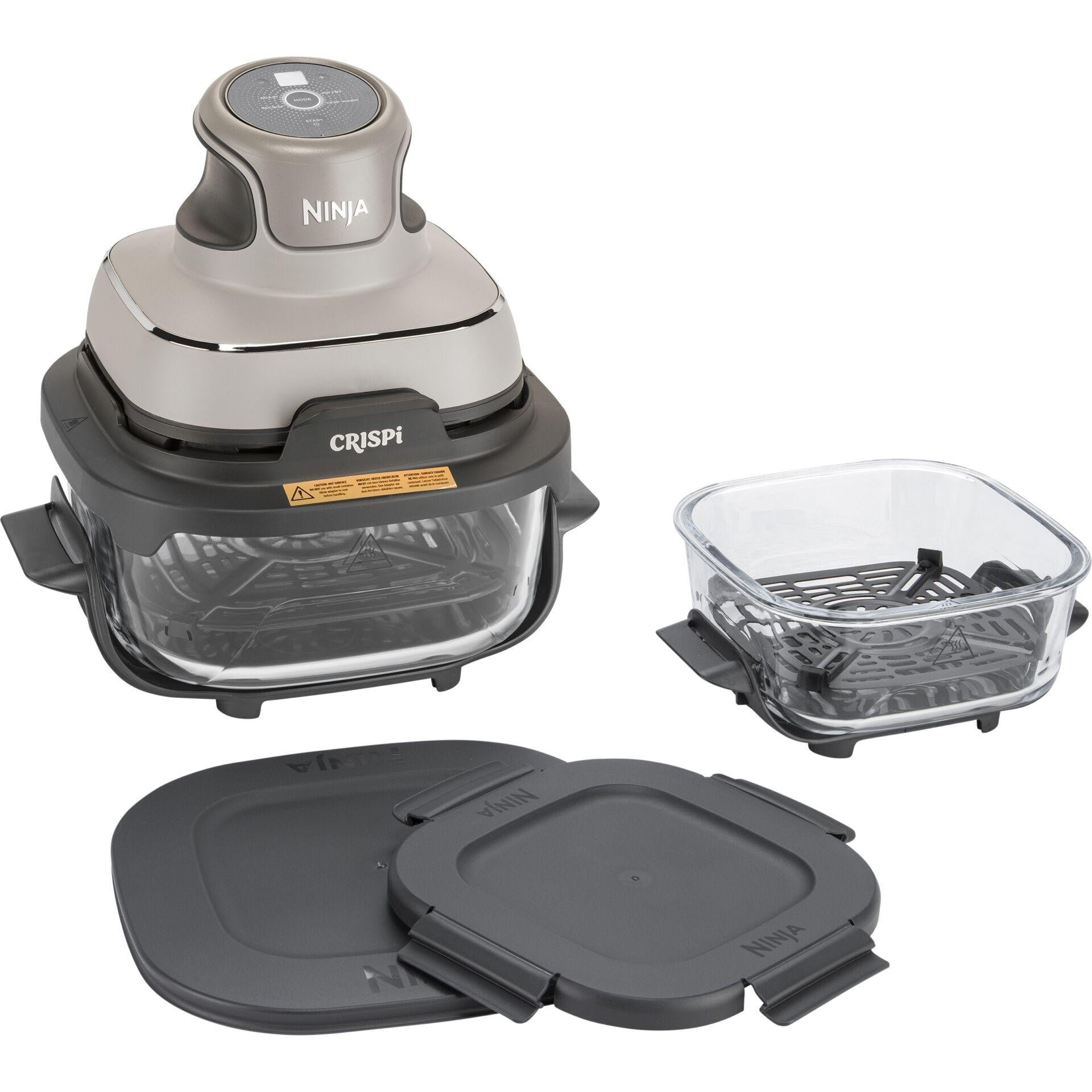 Ninja CRISPi Single 3.8 L 1700 W Hot air fryer Grey, Stone colour,