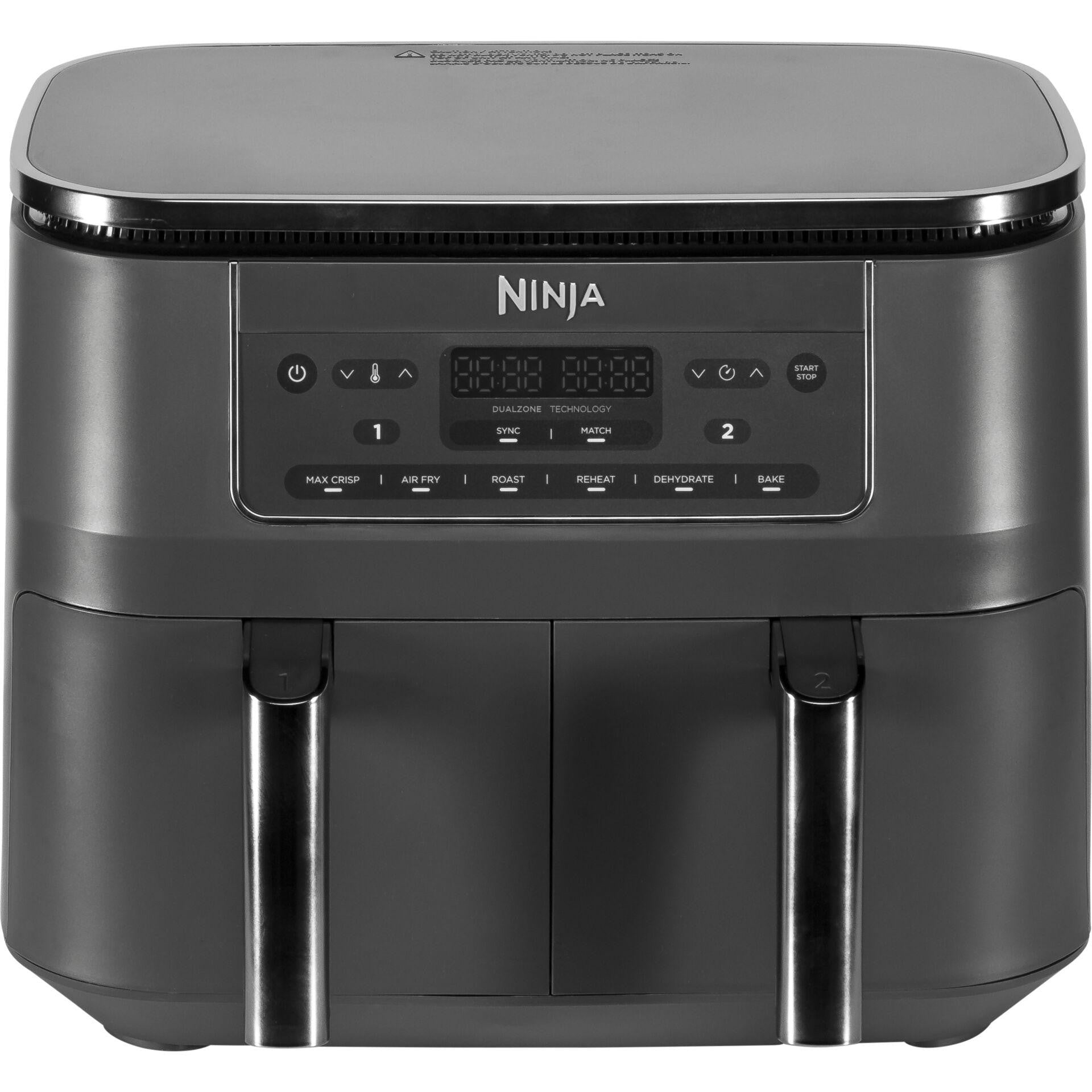 Ninja DZ300EU fryer Double 7.6 L Stand-alone 2400 W Hot air fryer