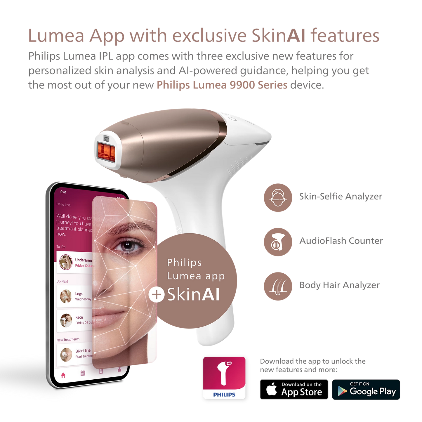 Philips Lumea IPL Serie 9900 BRI951/03 SenseIQ