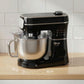 HOMCOM Stand Mixer, 6L 1400W Tilt-Head Food Mixer with 11 Speeds, Pulse & Fermentation Function, LED Display, Black