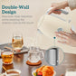 HOMCOM Retro Toaster and Kettle Set - Cream