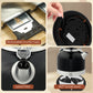 HOMCOM Polished Stainless Steel Kettle and Toaster Set - Black