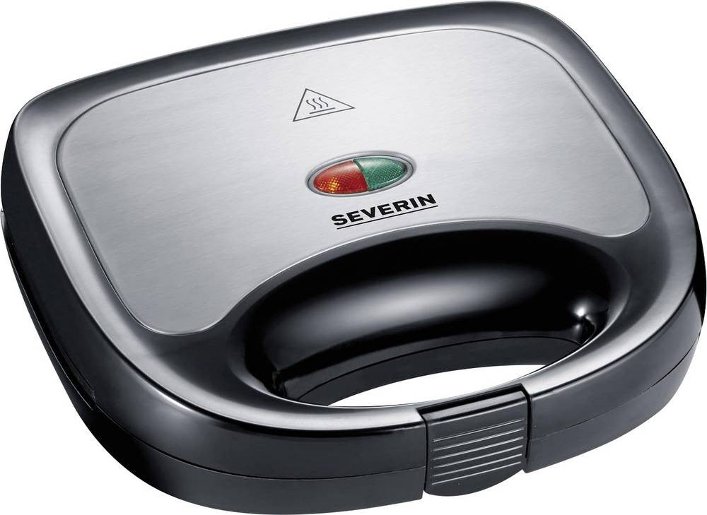 Severin SA 2969 sandwich maker 600 W Black, Stainless steel - Severin