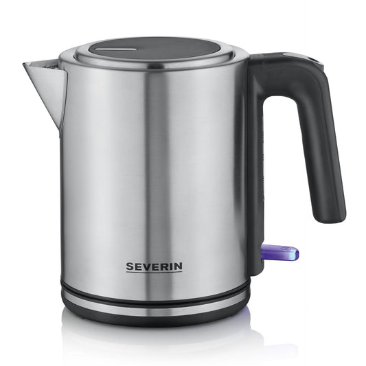 Severin WK 3489 electric kettle 1 L 2400 W Black, Silver - Severin WK