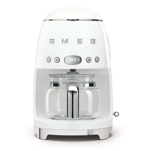 Smeg 50's Style Drip Filter Coffee Machine DCF02WHEU White - Smeg 50'