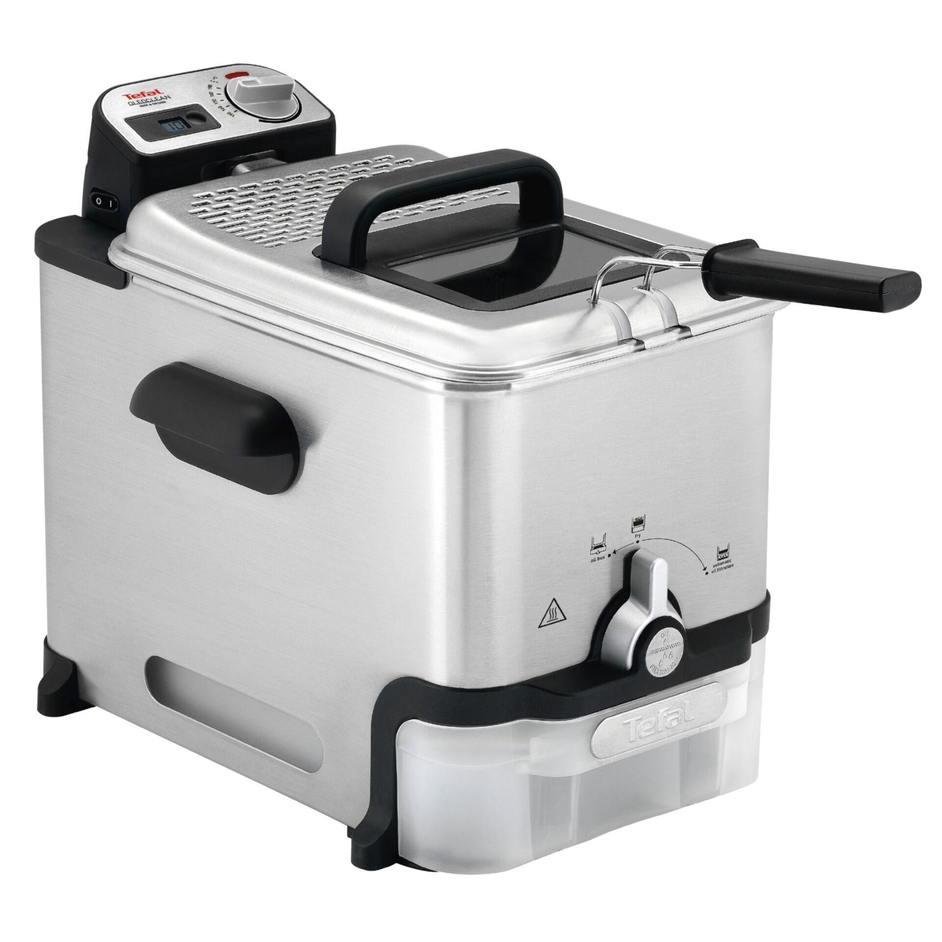 Tefal FR8041 fryer Single 3.5 L Stand-alone 2300 W Deep fryer Silver -