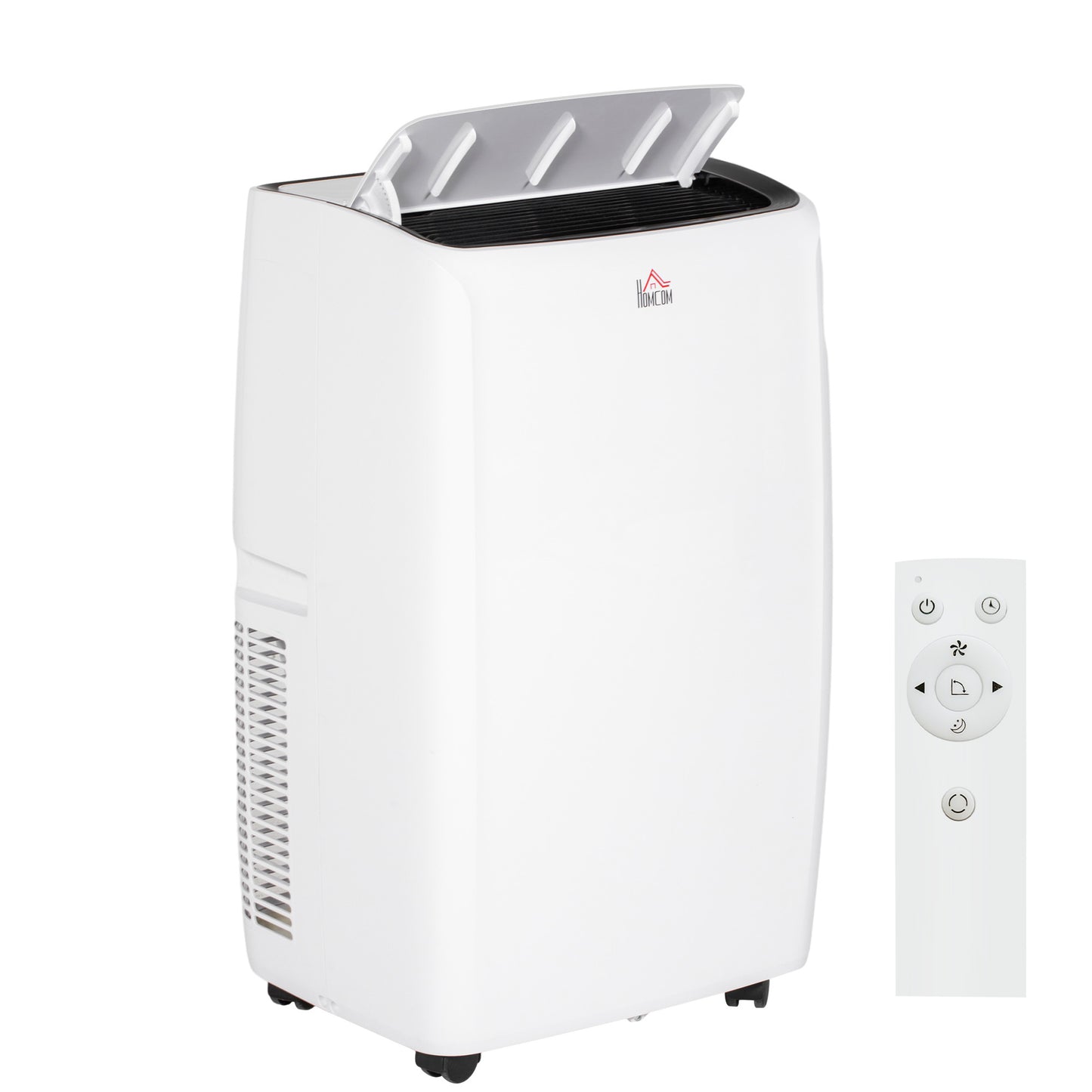 HOMCOM 14,000 BTU Mobile Air Conditioner, with LED Screen - White