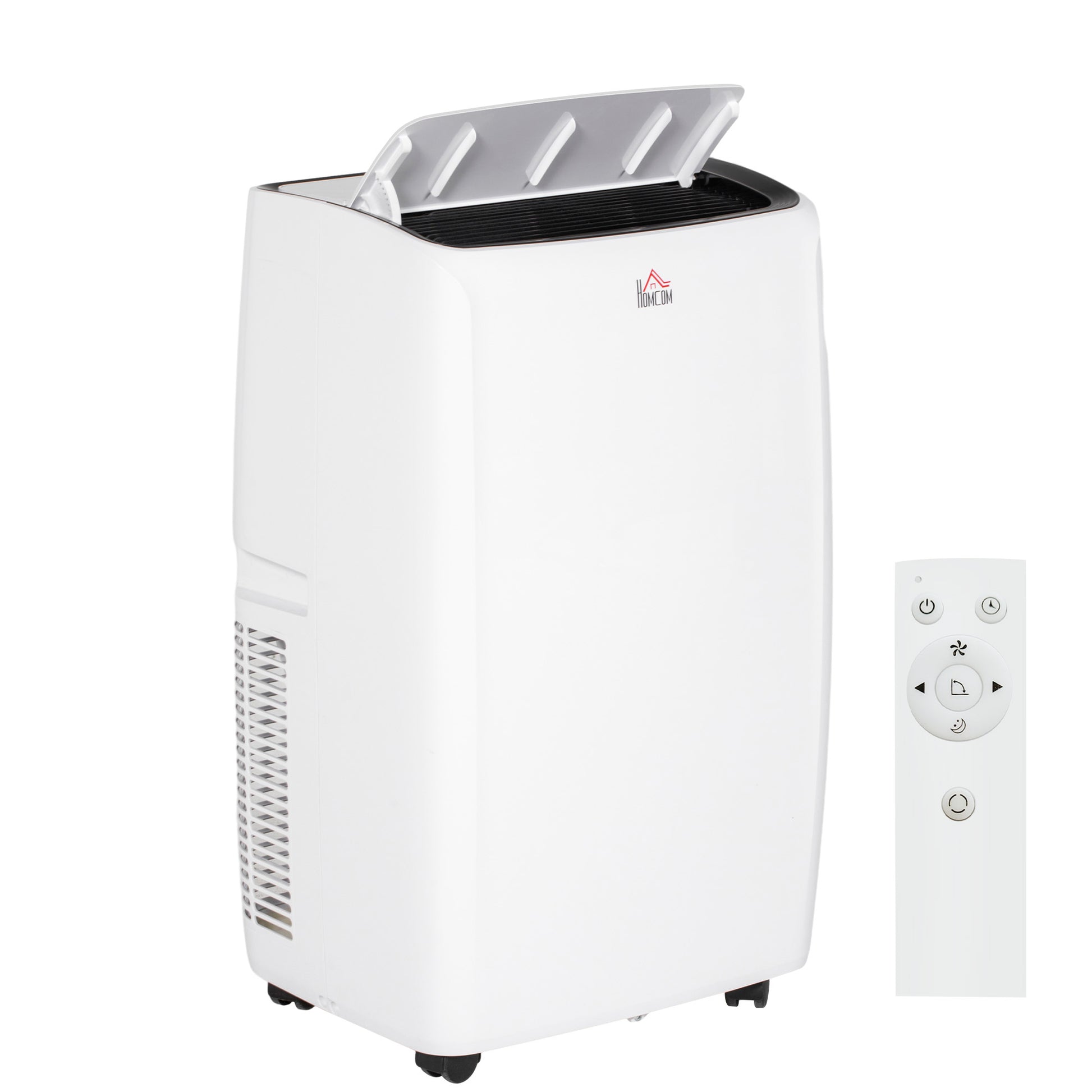 HOMCOM 14,000 BTU Mobile Air Conditioner, with LED Screen - White
