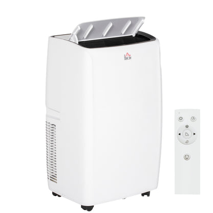 HOMCOM 14,000 BTU Mobile Air Conditioner, with LED Screen - White