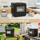 HOMCOM 6L Five-Mode Tabletop Dishwasher - Black