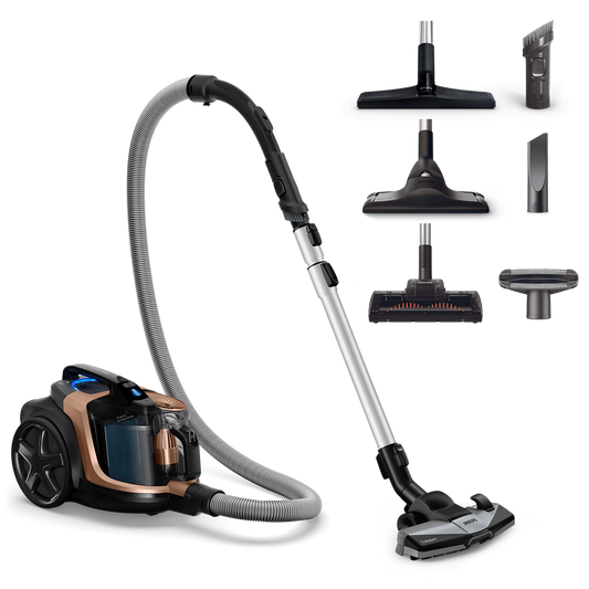 Philips XB7151/07 Marathon bagless vacuum cleaner, glossy copper